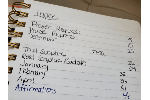 how to start a prayer journal