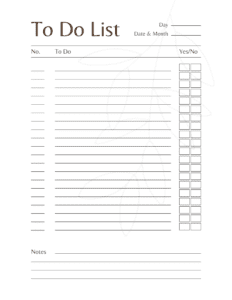 24 Simple FREE To do list Printable Templates | Undoubted Grace