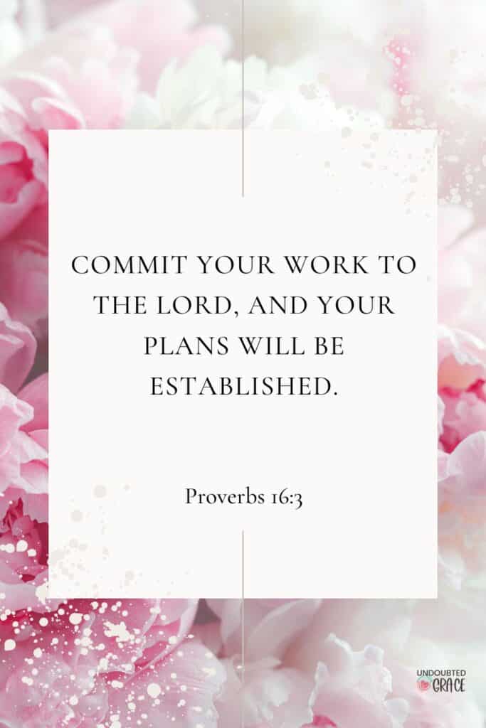 order your steps, bible verses about planning