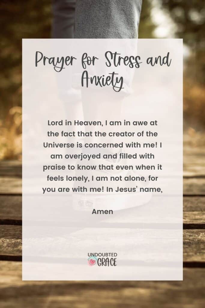 prayers for stress, prayers about stress