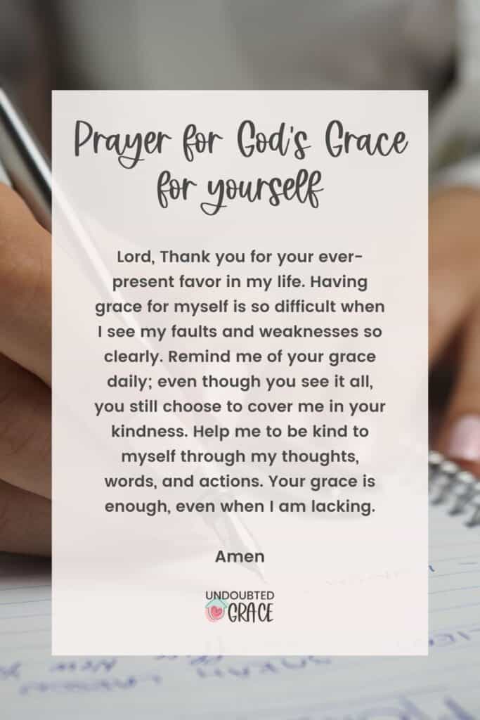 prayer for grace
